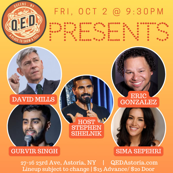QED Presents (10/2 9:30)