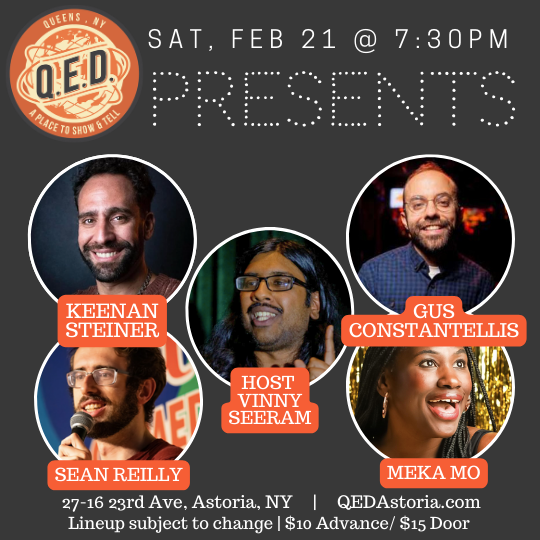 QED Presents (2/21 7:30)