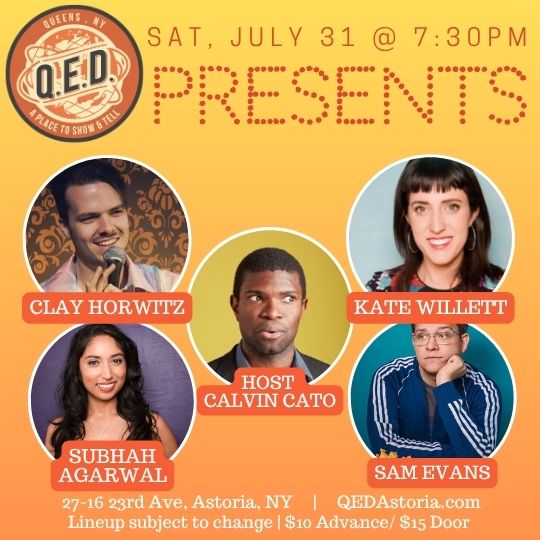 QED Presents (7/31 7:30)