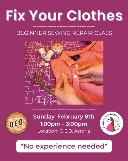 Fix It Yourself: Everyday Clothing Repairs