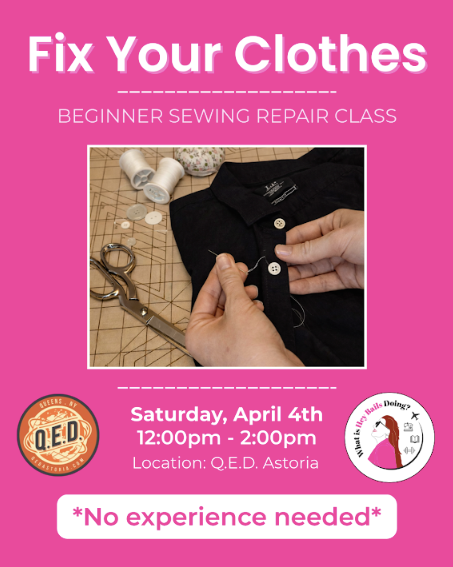 Fix It Yourself: Everyday Clothing Repairs