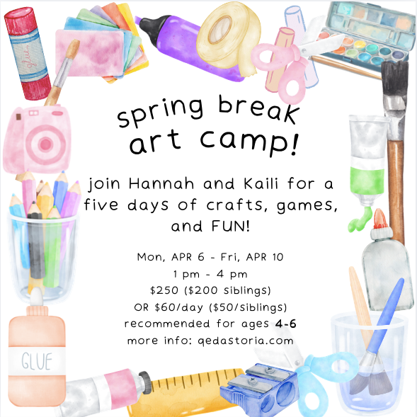 Spring Break Art Camp!