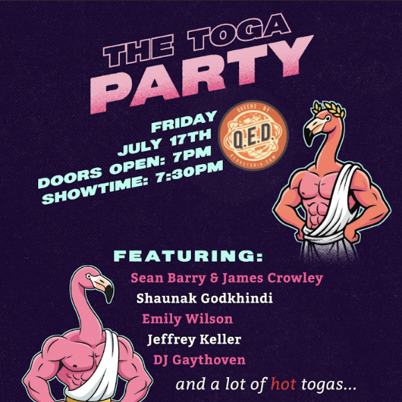 Ugly Flamingos Presents: Toga Party!