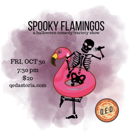 Spooky Flamingoes