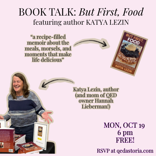 "But First, Food" Book Talk